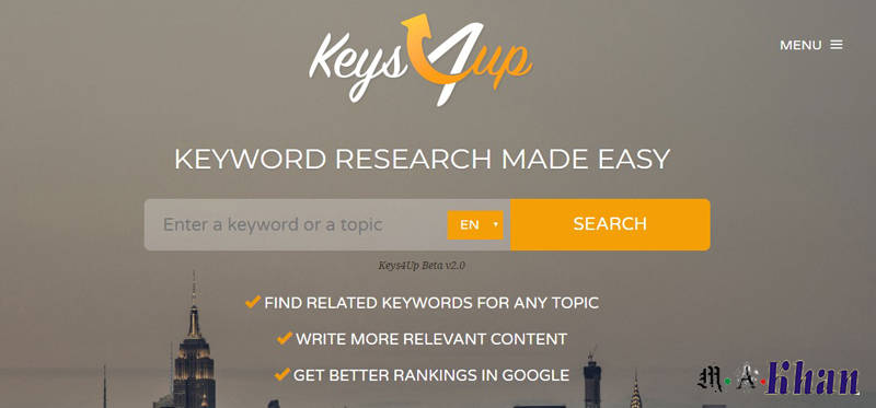 Content and Keyword Analysis Tools-keys4up