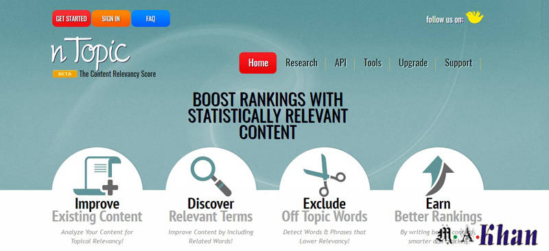 Content and Keyword Analysis Tools-ntopic