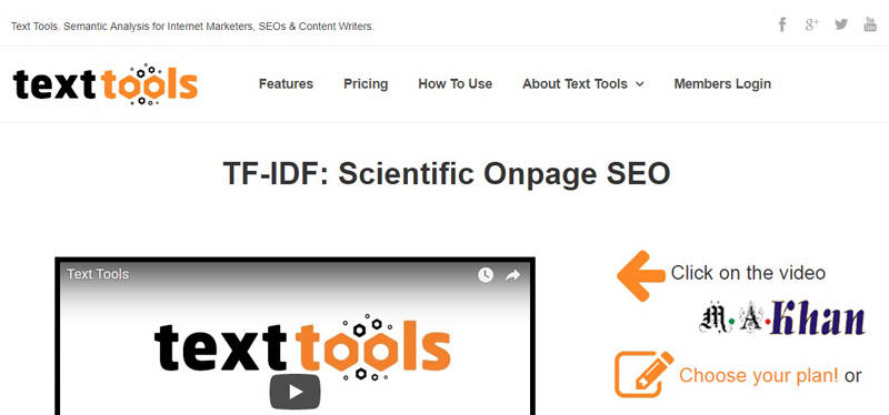 Content and Keyword Analysis Tools-texttools