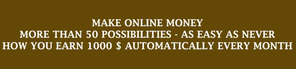 Make Money Ways Online