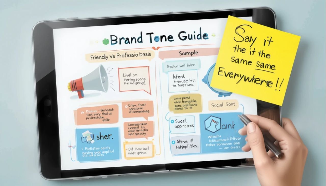 Develop a Consistent Brand Voice and Messaging