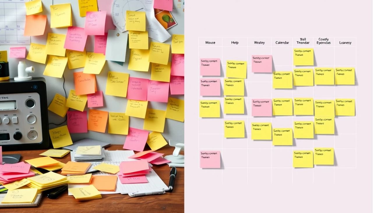 Not Using a Content Calendar
