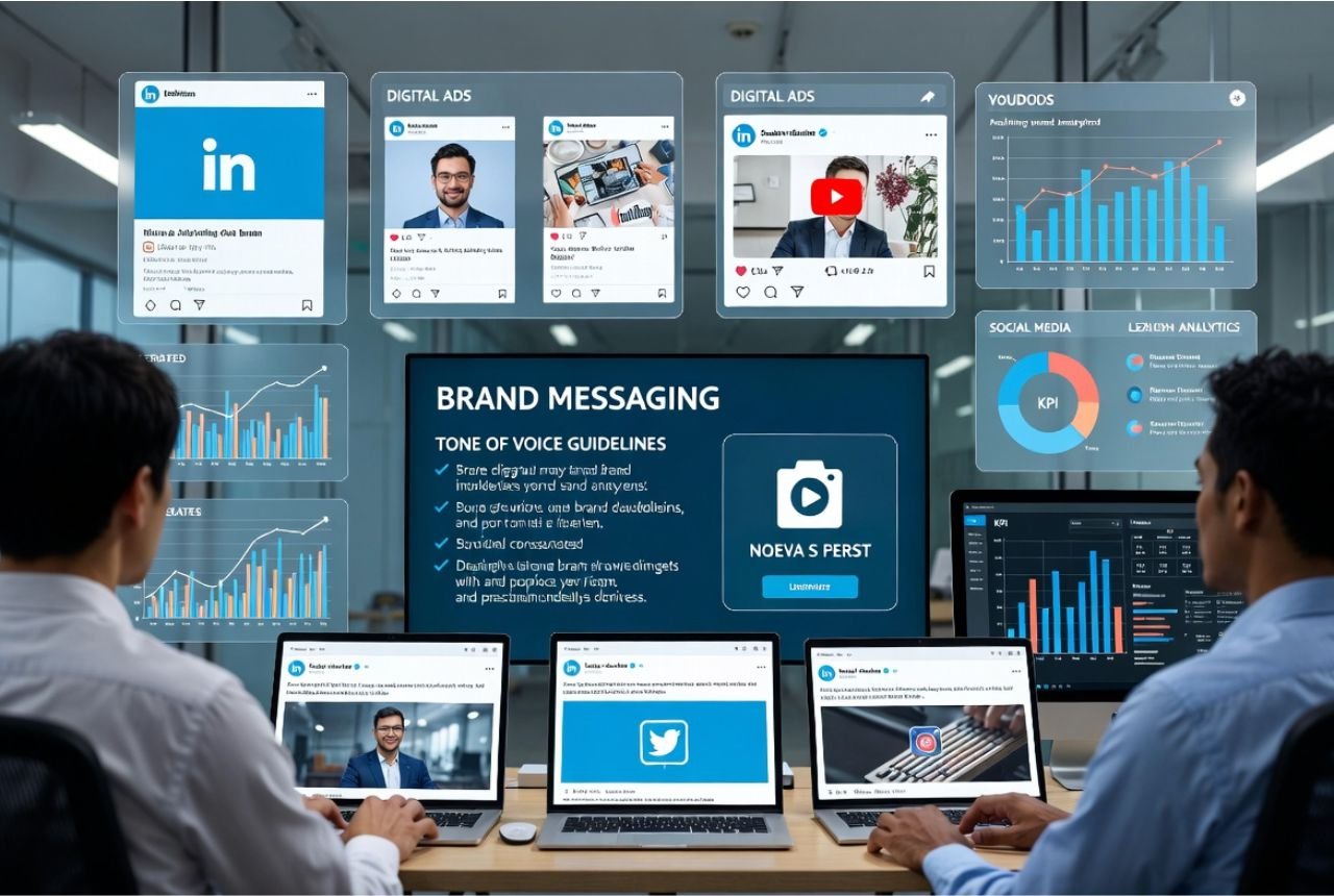 Maintaining a consistent B2B brand voice across all social media platforms.