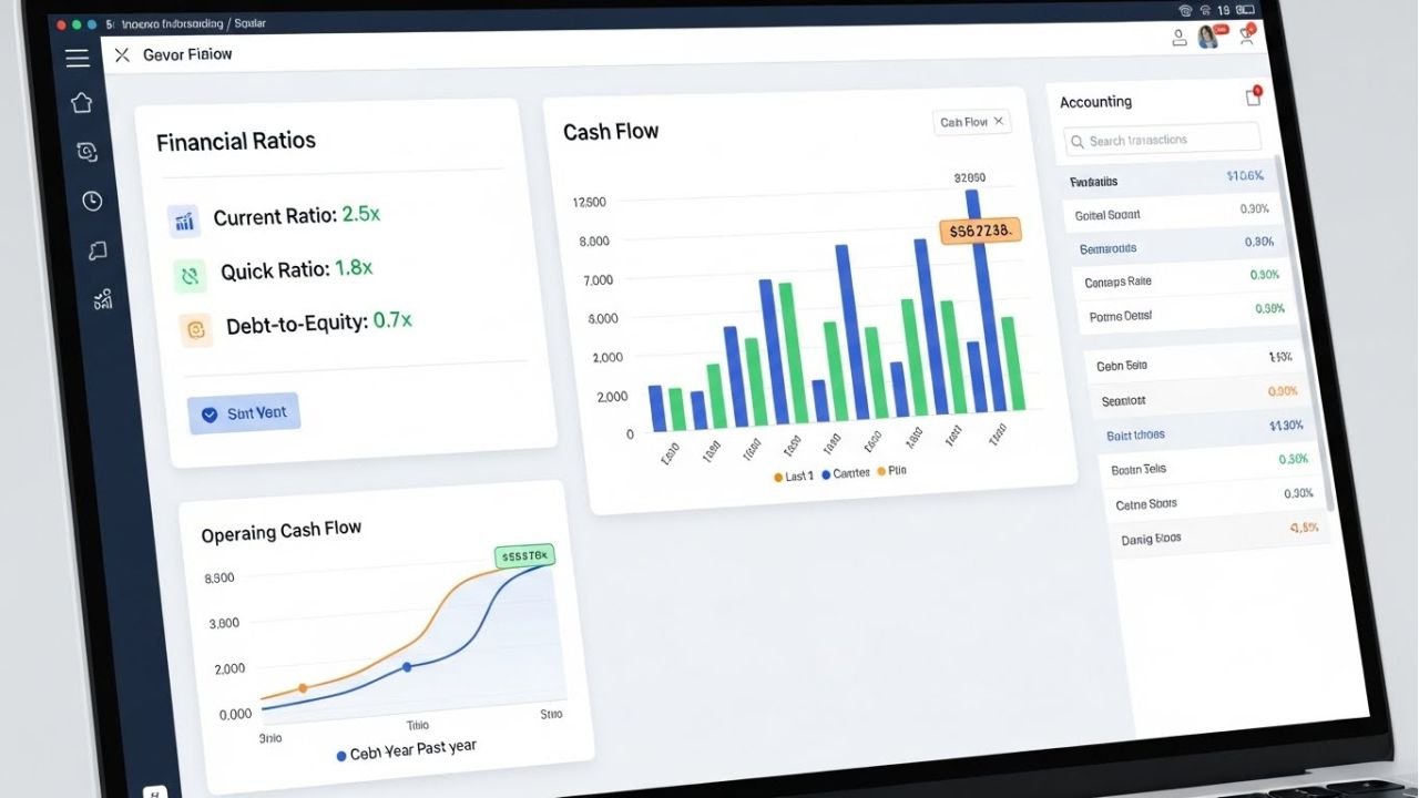 Cash flow metrics and financial tools for small business management