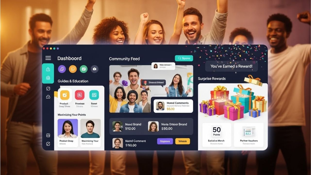 Illustration of high-impact customer retention strategies including loyalty programs, community, and rewards.